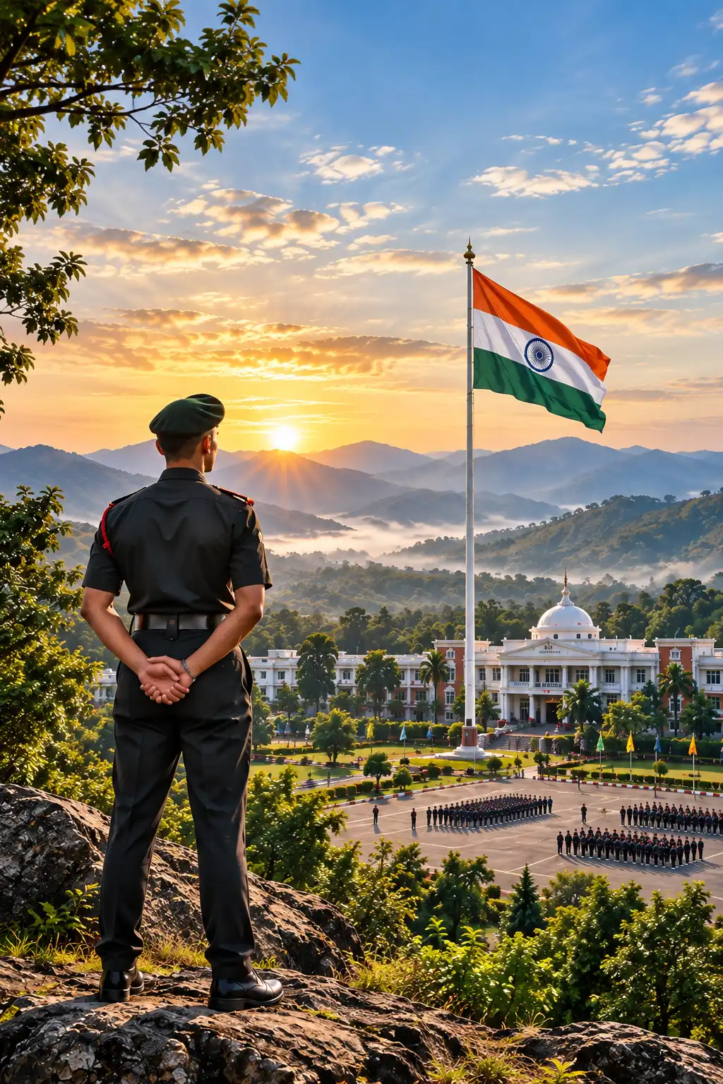 Officer-led training at SAO Defence Academy